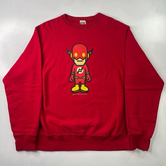 OG BAPE x The Flash 2007 Crewneck Size M - Picture 1 of 7